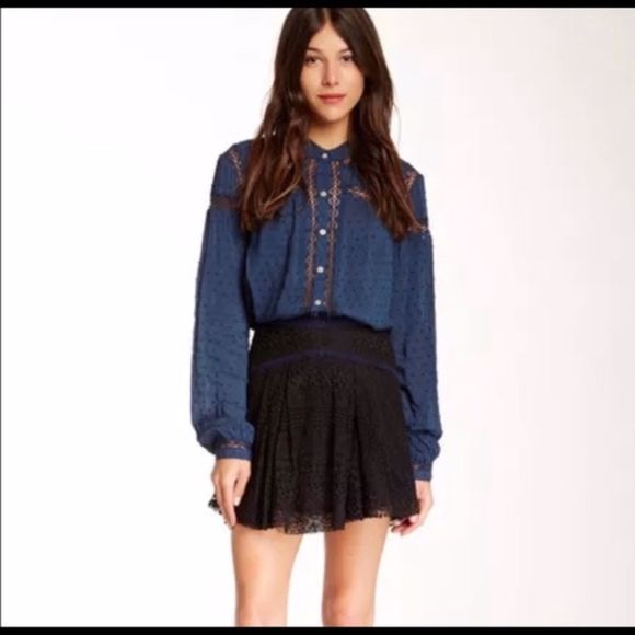 NWT Free People Lace Crochet Skirt - Picture 3 of 8